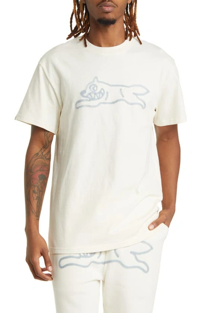 Icecream Burner Oversize Running Dog T-shirt In Whisper White