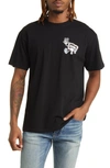 Icecream Garçon Means Boy Graphic T-shirt In Black