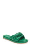 Seychelles Simply The Best Slide Sandal In Green V-leather