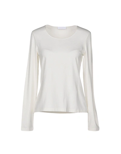 Le Tricot Perugia T-shirt In Ivory