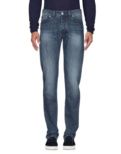Barba Napoli Denim Pants In Blue