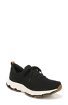 Ryka Devotion Fuse Walking Sneaker In Black Knit Fabric