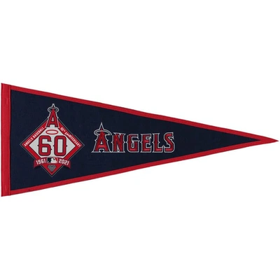 Winning Streak Los Angeles Angels 60th Anniversary Traditions Pennant In Red