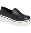 Stella Mccartney Binx Stars Slip-on Platform Sneaker In Black Skylight