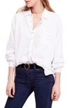 Free People Love This Cotton Henley Top In Ivory