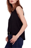 Free People Coziest Swing Tank In Black