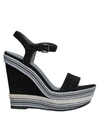 Stuart Weitzman Espadrilles In Black