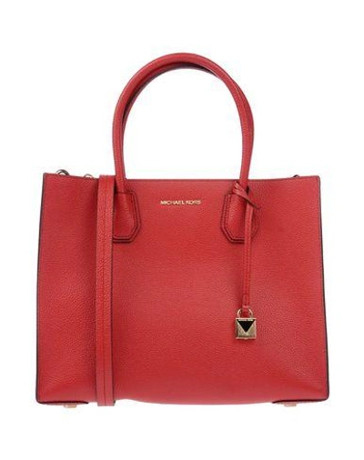 Michael Michael Kors Handbag In Brick Red