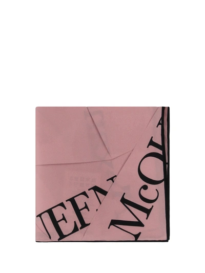 Alexander Mcqueen Foulard 60x61 In Pink