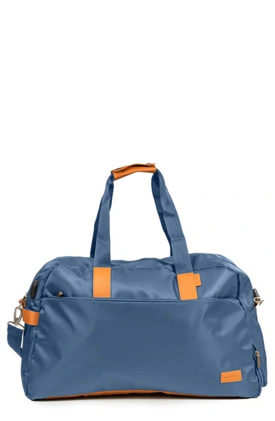 Champs Nylon Duffle Bag In Blue