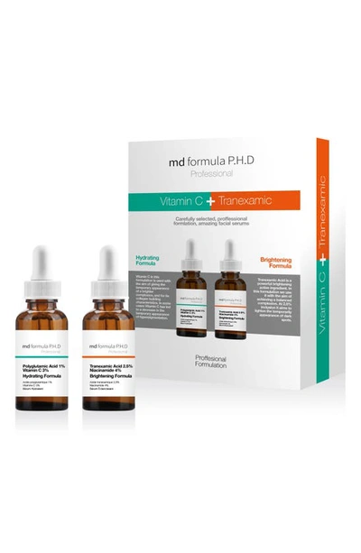 Md Formula Hydrating & Brightening Serum Gift Set In White