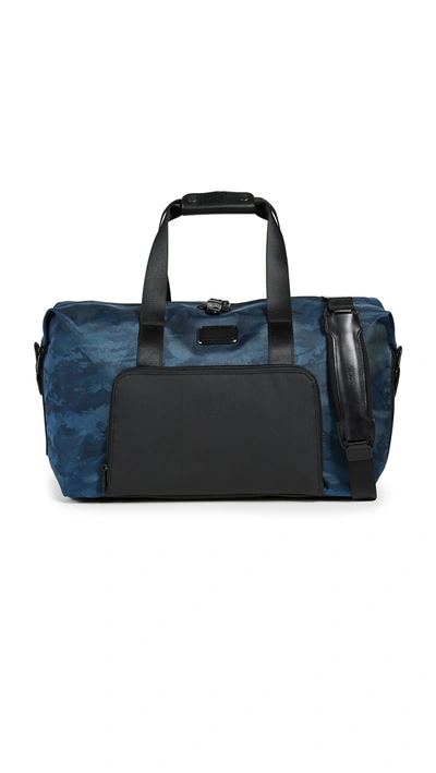 Tumi Alpha Double Expansion Satchel In Navy