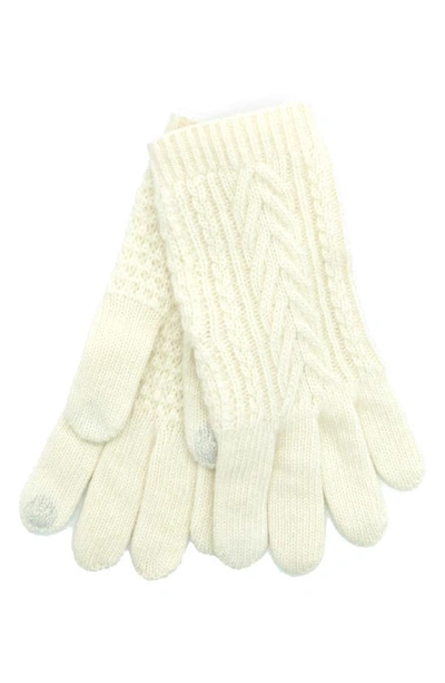 Portolano Cashmere Gloves In White