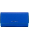Givenchy Long Flap Wallet - Blue
