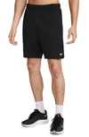 Nike Dri-fit 7-inch Brief Lined Versatile Shorts In Black/ Iron Grey/ White