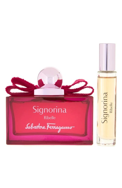 Ferragamo Signorina Ribelle Eau De Parfum Set In White