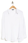Adrianna Papell Woven Tunic In White