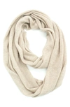 Portolano Plain Loop Scarf In Oatmeal