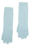 Portolano 13" Cashmere Gloves In Powder Blue