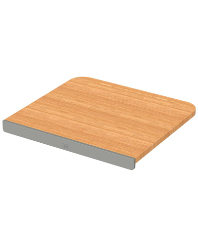 Berghoff Balance Bamboo Cutting Board With Tablet Stand 17.5", Natural In Grey