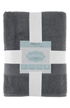 Chic Turkish Cotton 4-piece Bath Towel Set In Gray