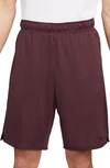 Nike Dri-fit 7-inch Brief Lined Versatile Shorts In Night Maroon