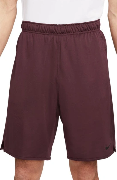 Nike Dri-fit 7-inch Brief Lined Versatile Shorts In Night Maroon