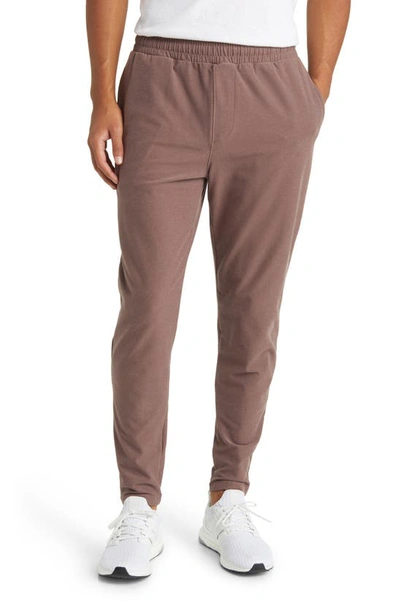 Beyond Yoga Take It Easy Athletic Pants In Truffle Heather