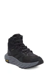 Hoka Anacapa Mid Gore-tex® Waterproof Hiking Shoe In Black / Black