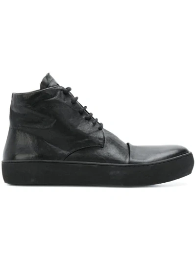 The Last Conspiracy Buffed Sole Ankle Boots - Black