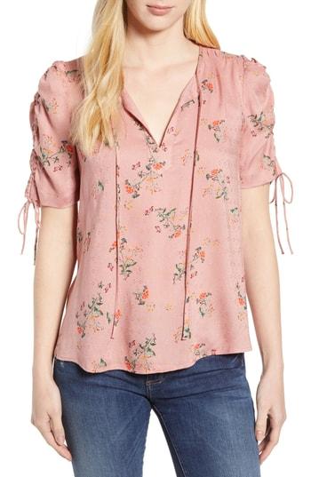 lucky brand floral print top