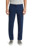 Ag Kullen Flat Front Stretch Sateen Chinos In After Midnight