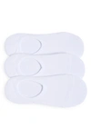 Nordstrom 3-pack Everyday No-show Socks In White