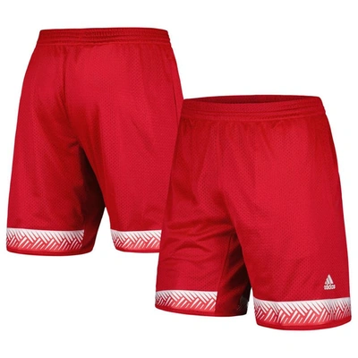 Adidas Originals Adidas Scarlet Nebraska Huskers Swingman Replica Basketball Shorts