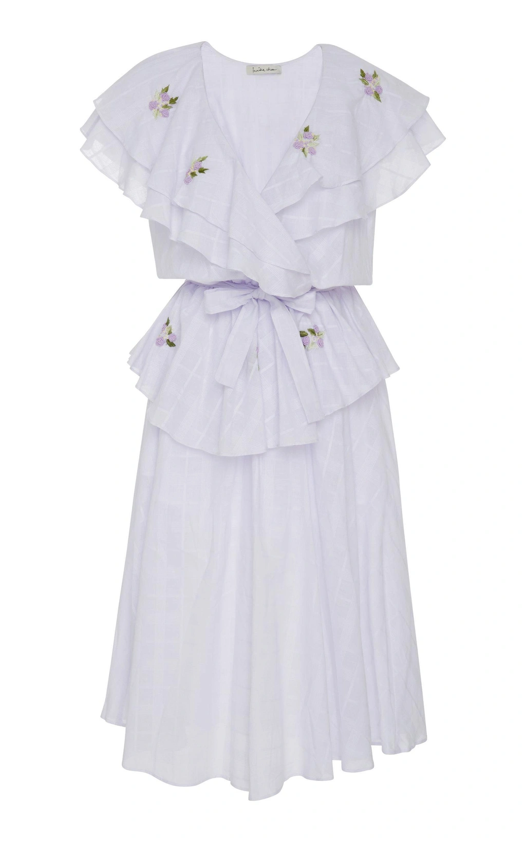 innika choo purple dress Innika Choo Ric Rac Patchwork Sequin Maxi Dress Purple One Size
