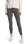 Eileen Fisher High Waist Ankle Leggings In Gray