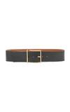 Maison Boinet Exclusive Leather Waist Belt In Black