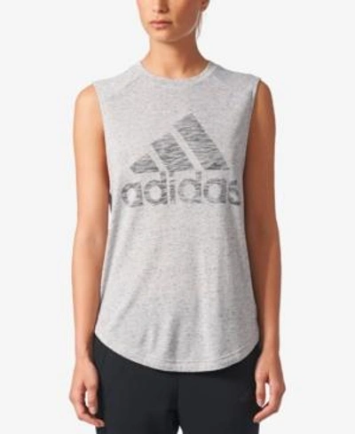 Adidas Originals Adidas Winners Muscle Tank Top In Real Lilac