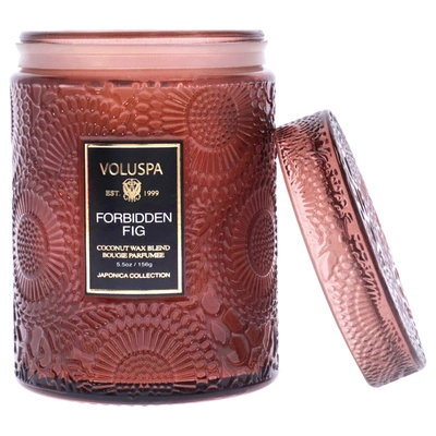 Voluspa Forbidden Fig - Small By  For Unisex - 5.5 oz Candle In Brown