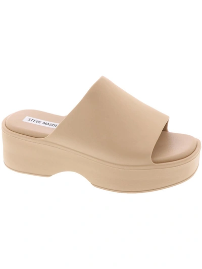 Steve Madden Slinky Womens Platform Open-toe Platform Sandals In Multi