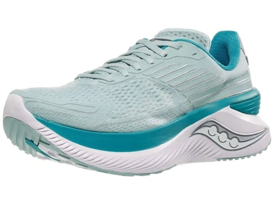 Saucony Women's Endorphin Shift 3 Sneaker In Glacier/ink In Blue