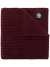Stone Island Ribbed Scarf - Red