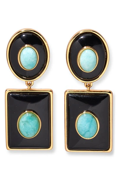 Lizzie Fortunato Ethereal Pool Drop Earrings In Multi