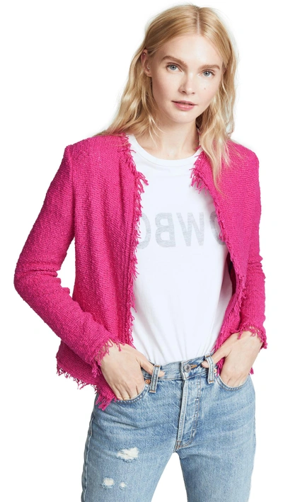 Iro Shavani Jacket In Pink Fuchsia