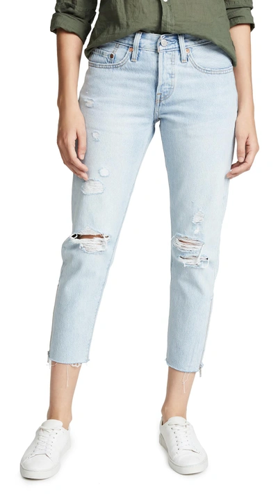 Levi's 501 Diy Cropped Taper Jeans In Part Time Lover | ModeSens