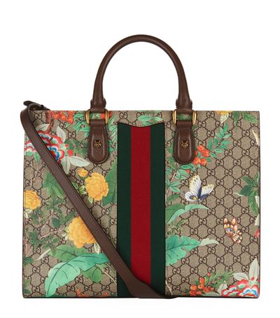 Gucci Tian East West Tote Bag | ModeSens