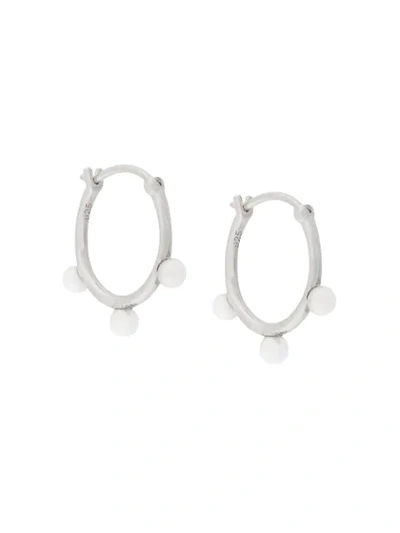 Astley Clarke Hazel Hoop Earrings In Metallic