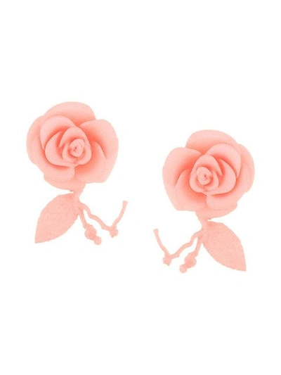 Olgafacesrok Flower Earrings - Pink