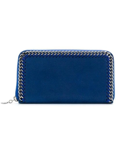 Stella Mccartney 'falabella' Portemonnaie In Blue