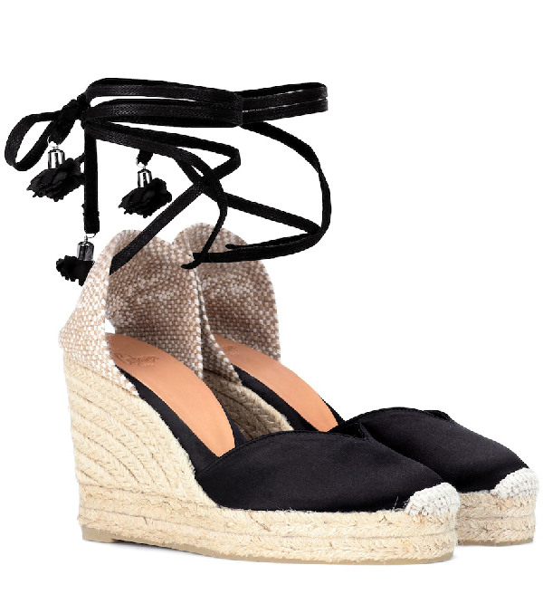 castaner satin espadrilles